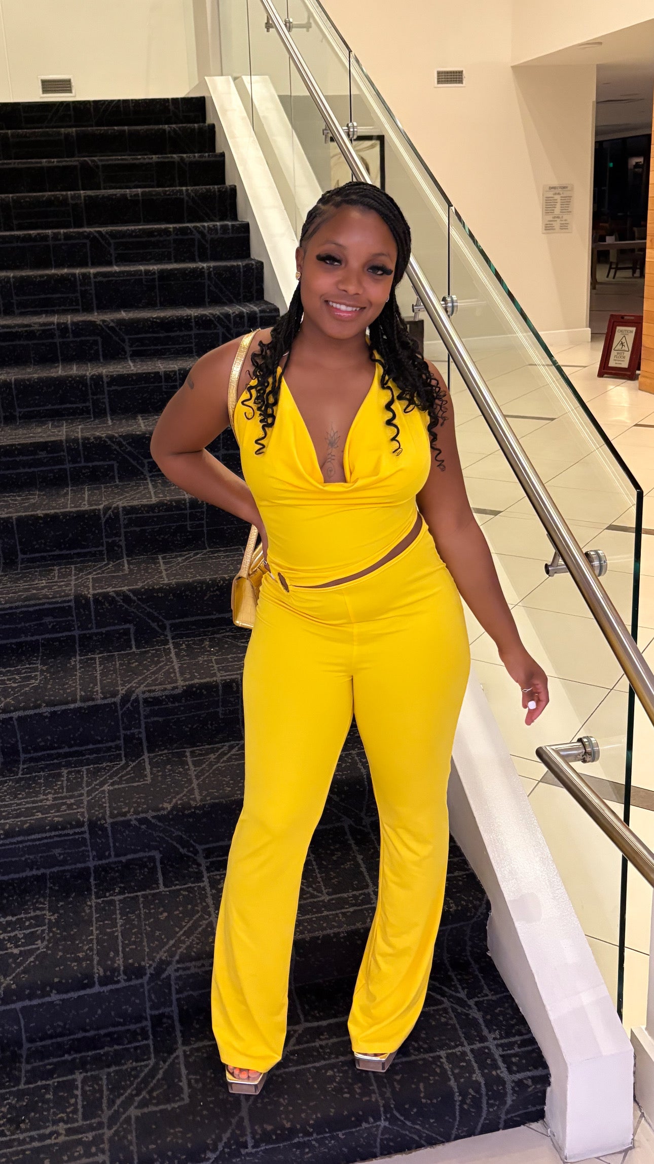 Too Sassy In Yellow Romper